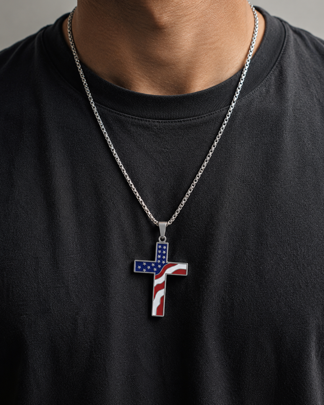 Bill's: America Cross Necklace