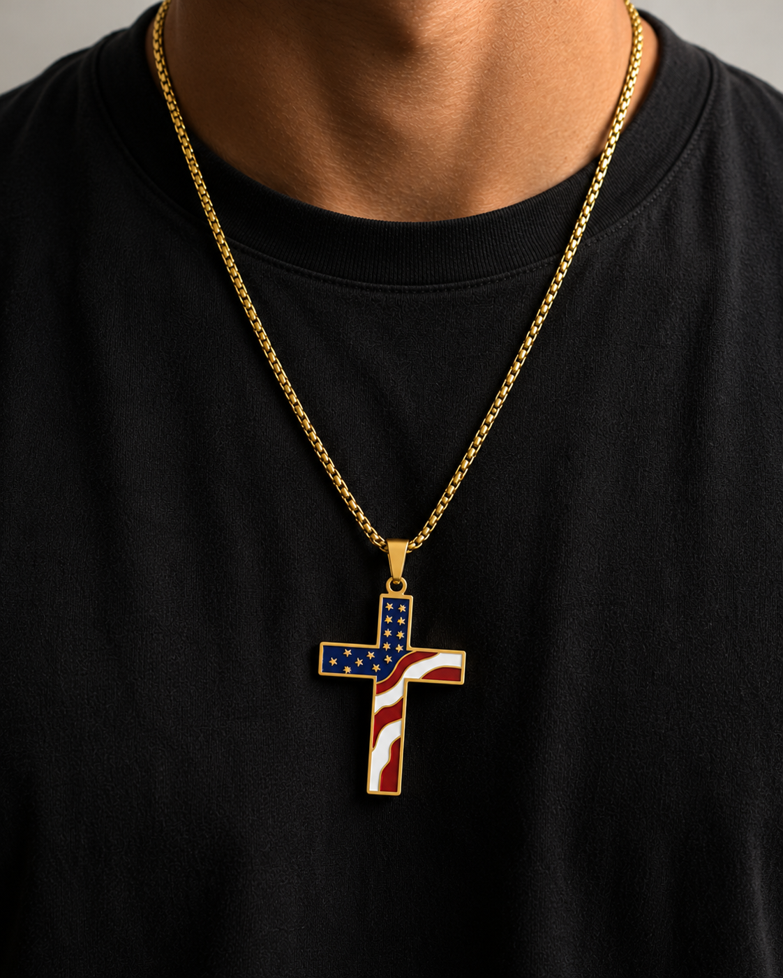 Bill's: America Cross Necklace
